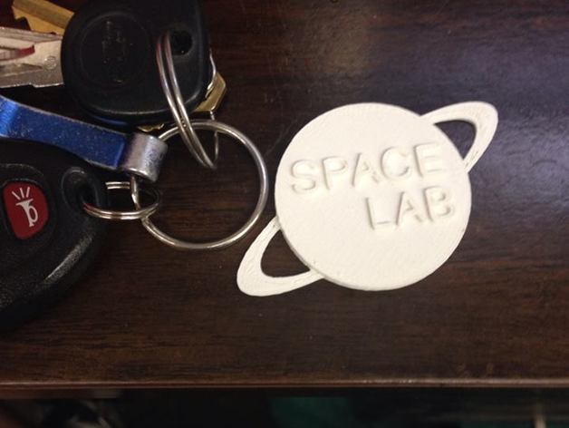 SpaceLab Real Keychain